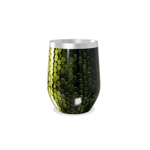 Copo Térmico Slim - Escamas Verde Inox