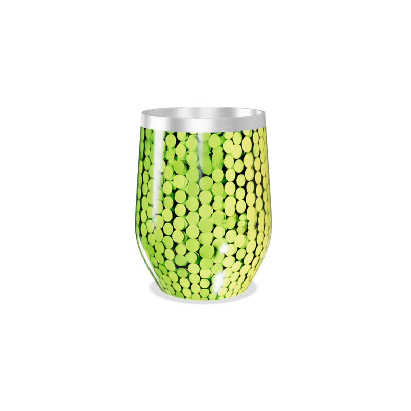 Copo Térmico Slim - Escamas Verde Inox