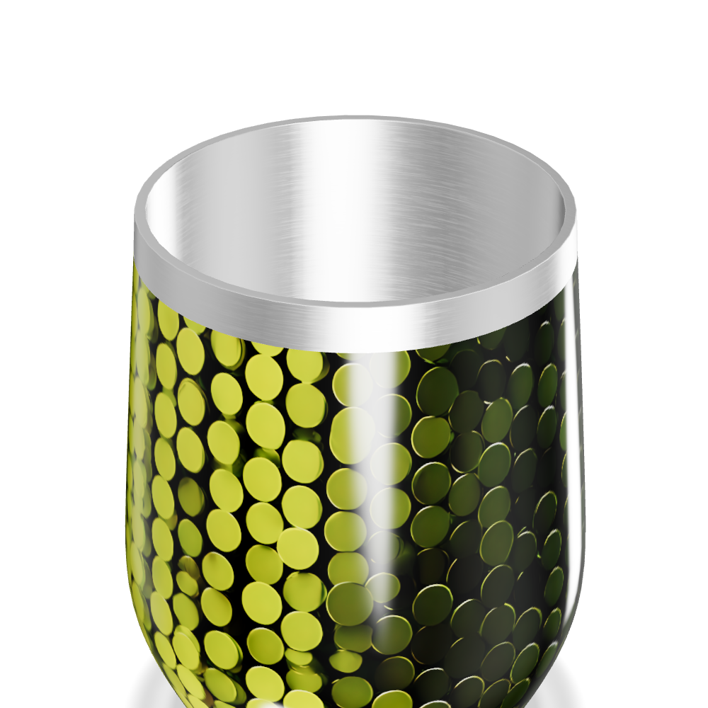 Copo Térmico Slim - Escamas Verde Inox