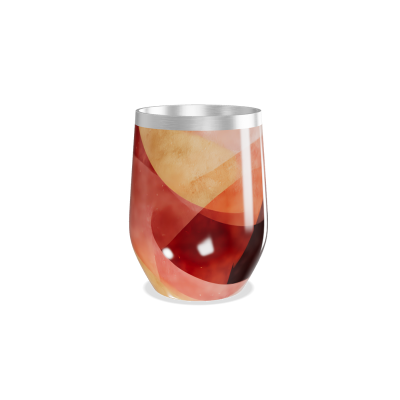 Copo Térmico Slim - Estampa Geométrica Colorida