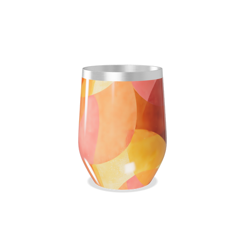 Copo Térmico Slim - Estampa Abstrata Colorida