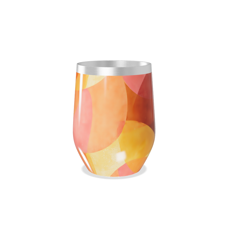 Copo Térmico Slim - Estampa Abstrata Colorida