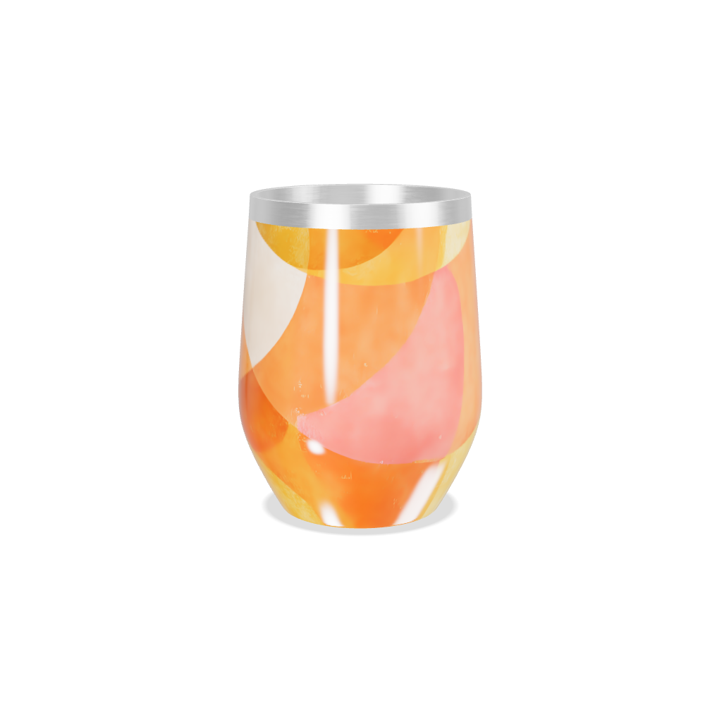 Copo Térmico Slim - Estampa Abstrata Colorida