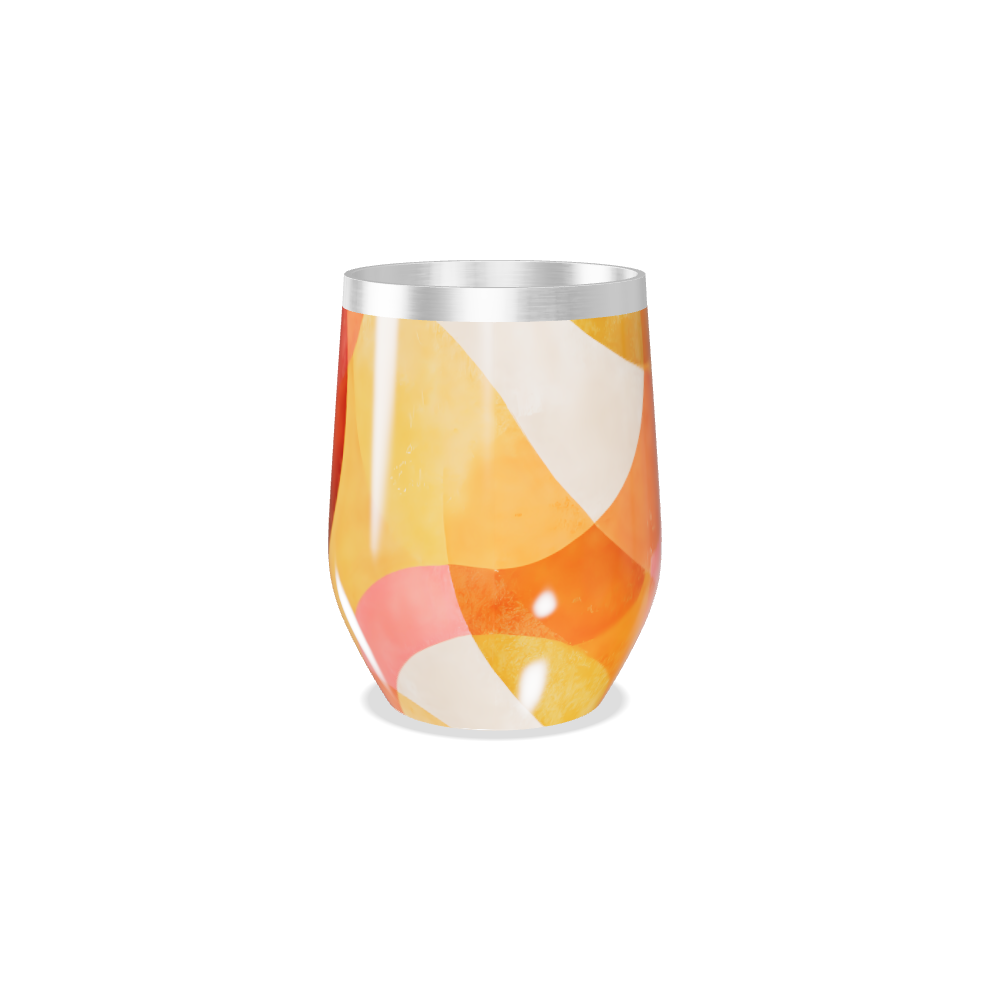 Copo Térmico Slim - Estampa Abstrata Colorida