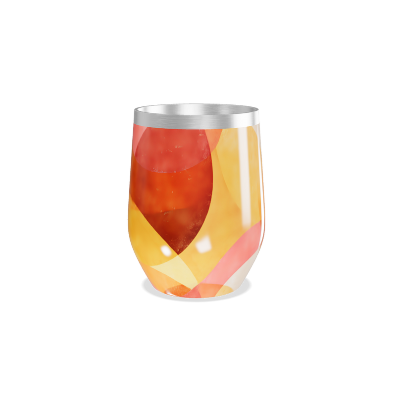 Copo Térmico Slim - Estampa Abstrata Colorida