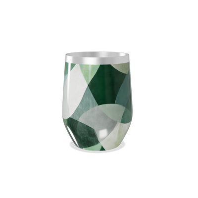 Copo Térmico Slim - Verde Geométrico Inox
