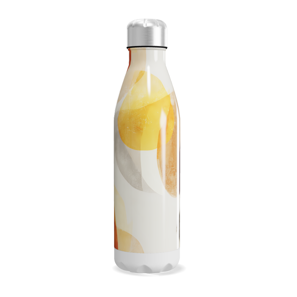 Garrafa Inox Estampa Abstrata Multicolorida