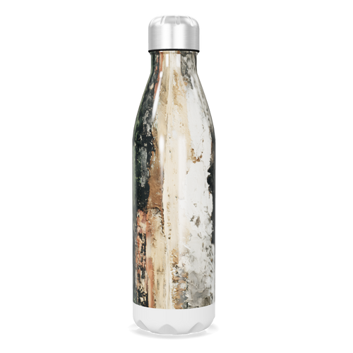 Garrafa Inox - Estampa Abstrata Multicolorida