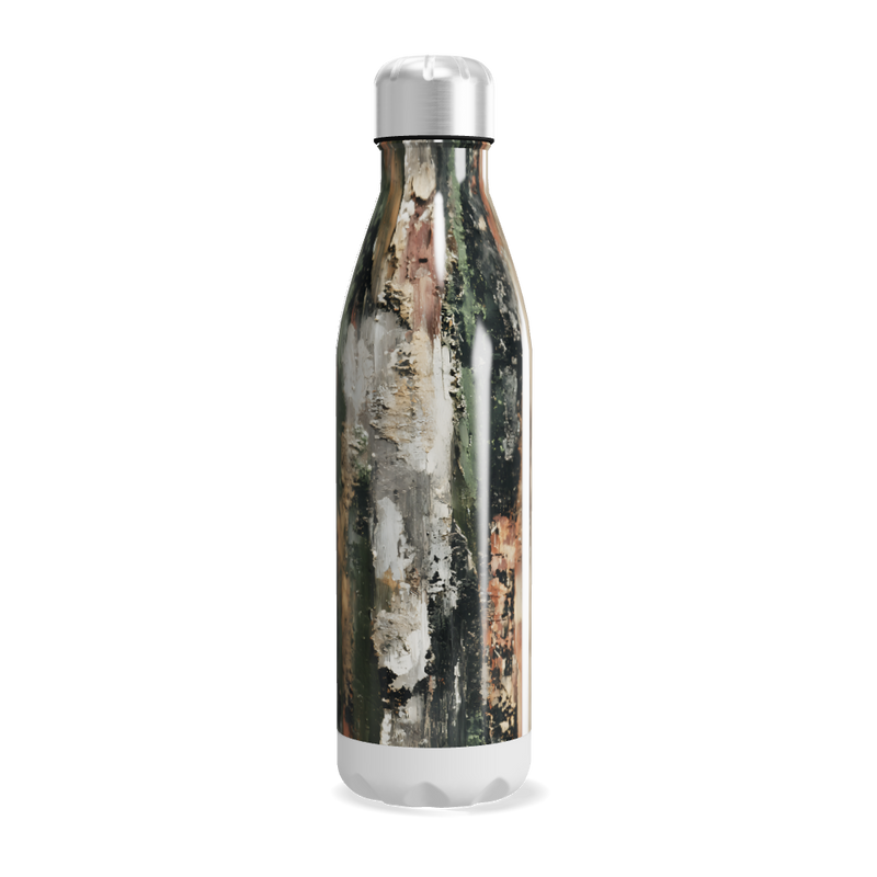 Garrafa Inox - Estampa Abstrata Multicolorida