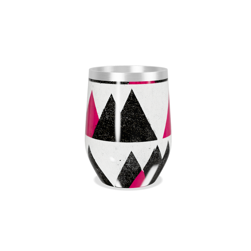 Copo Térmico Slim - Estampa Geométrica Rosa