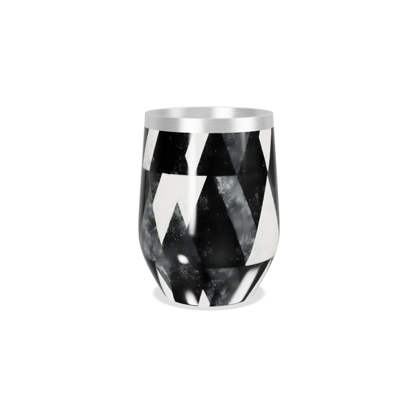 Copo Térmico Slim - Geométrico Preto e Branco
