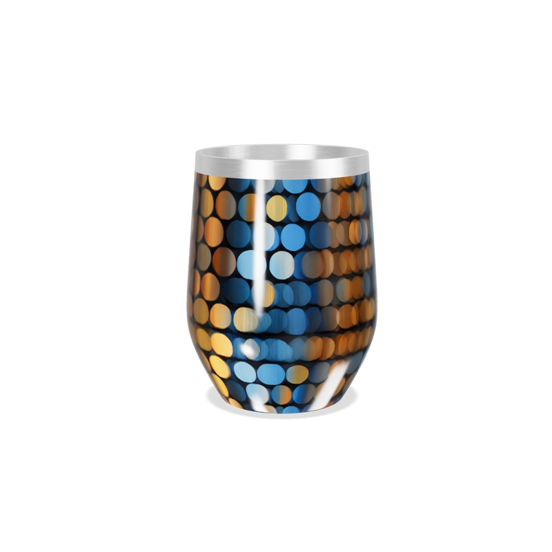 Copo Térmico Slim - Estampa Colorida Bokeh