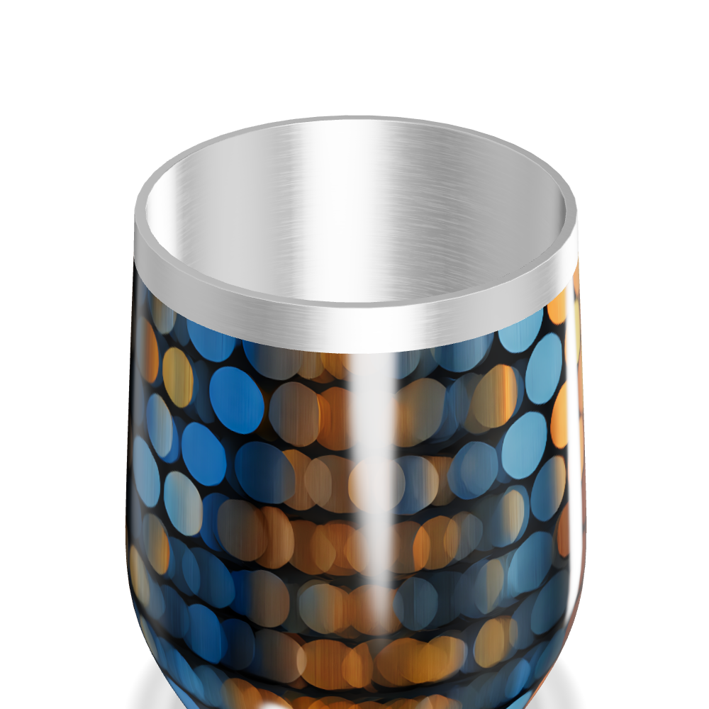 Copo Térmico Slim - Estampa Colorida Bokeh