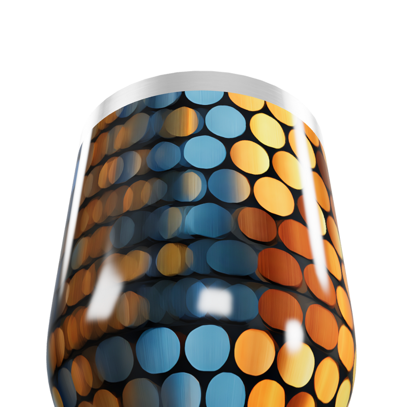 Copo Térmico Slim - Estampa Colorida Bokeh