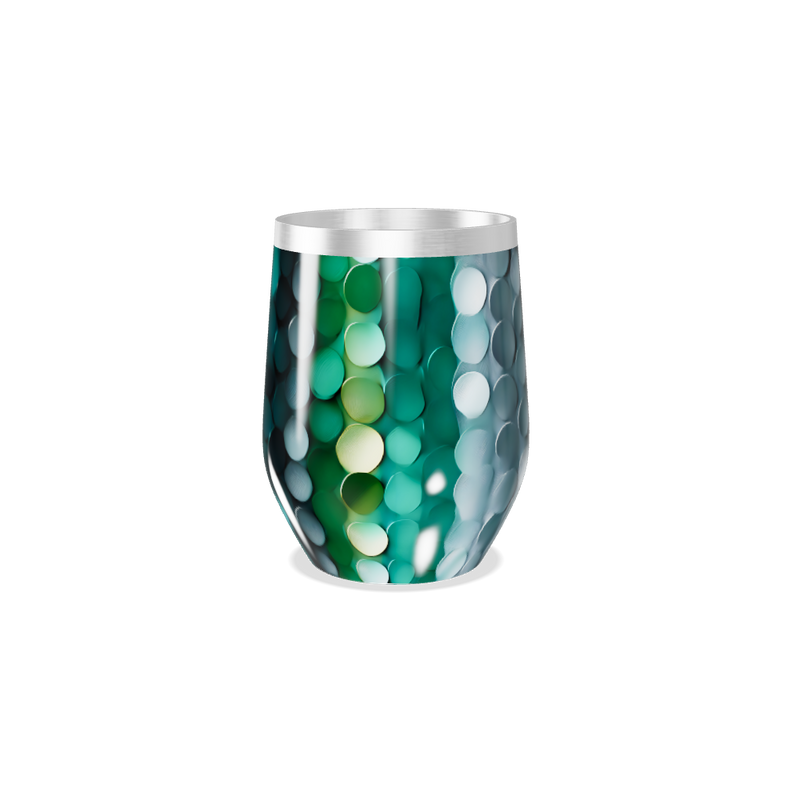 Copo Térmico Slim - Escamas Verde Azul