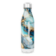Garrafa Inox - Marmorizada Azul