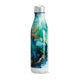 Garrafa Inox - Estampa Mármore Azul