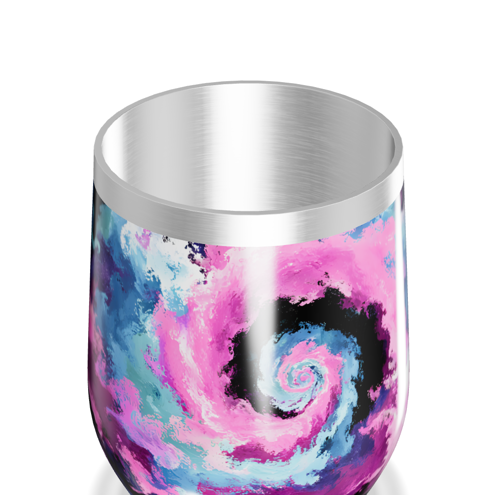 Copo Térmico Slim - Estampa Espiral Colorida