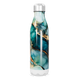 Garrafa Inox - Estampa Mármore Azul