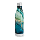 Garrafa Inox - Estampa Mármore Azul