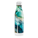 Garrafa Inox - Estampa Mármore Azul