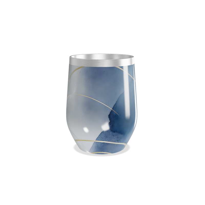 Copo Térmico Slim - Mármore Branco Inox