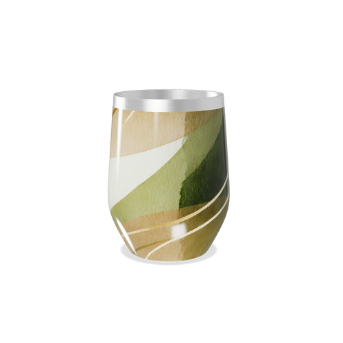 Copo Térmico Slim - Verde Estampado Aço Inox