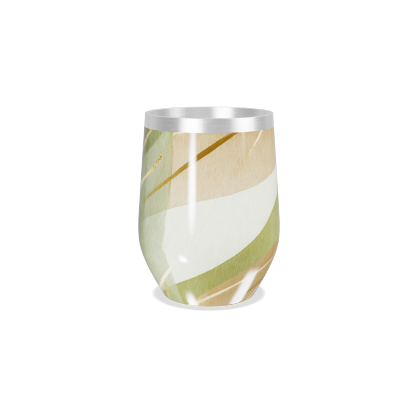 Copo Térmico Slim - Verde Estampado Aço Inox