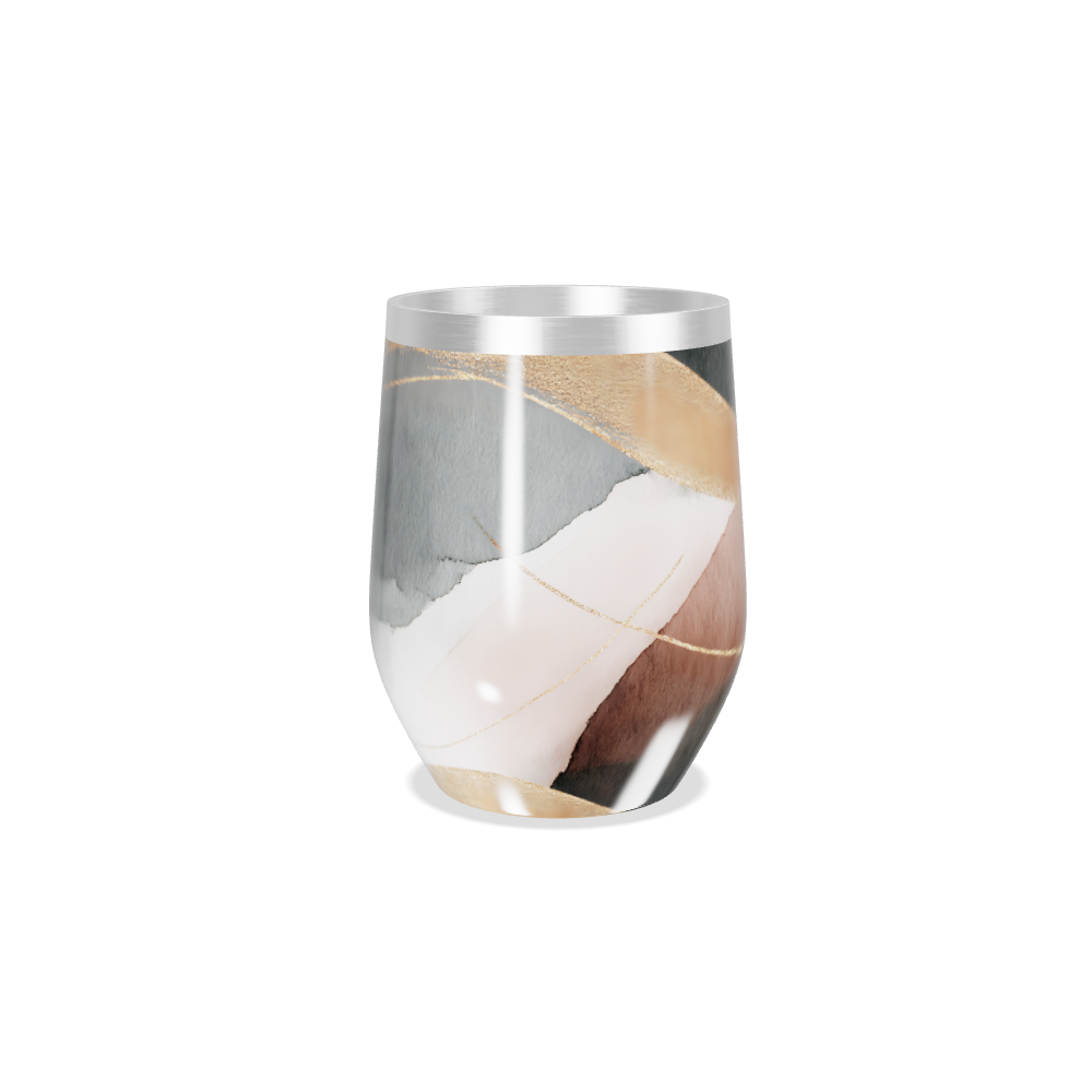 Copo Térmico Slim - Estampa Abstrata Colorida