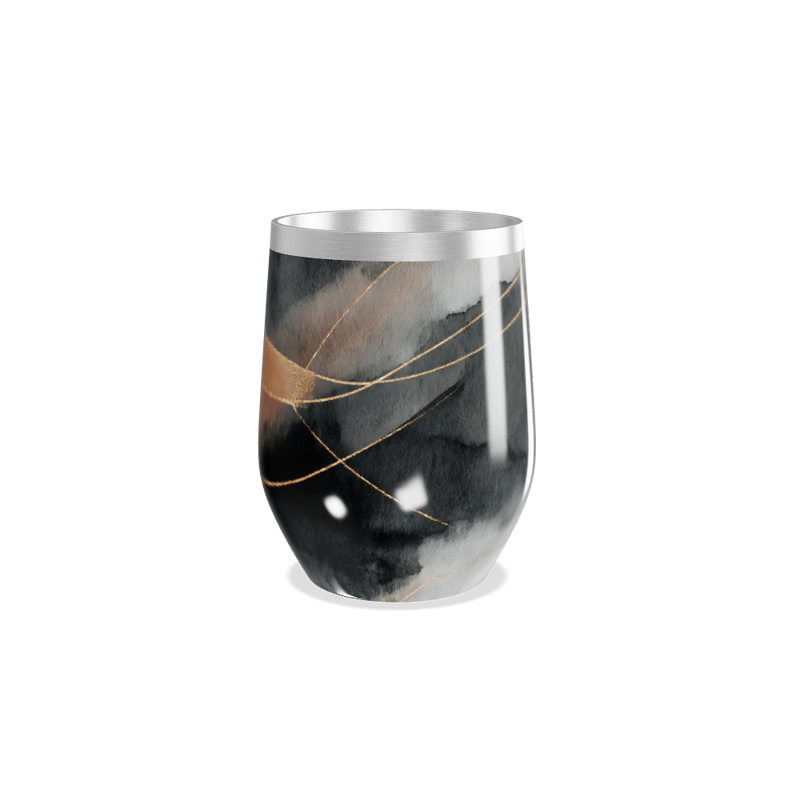 Copo Térmico Slim - Estampa Abstrata Colorida