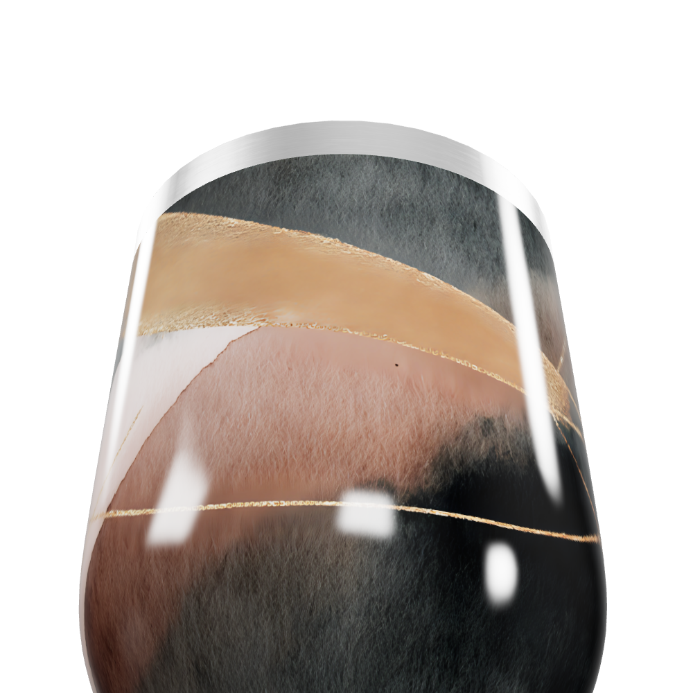 Copo Térmico Slim - Estampa Abstrata Colorida