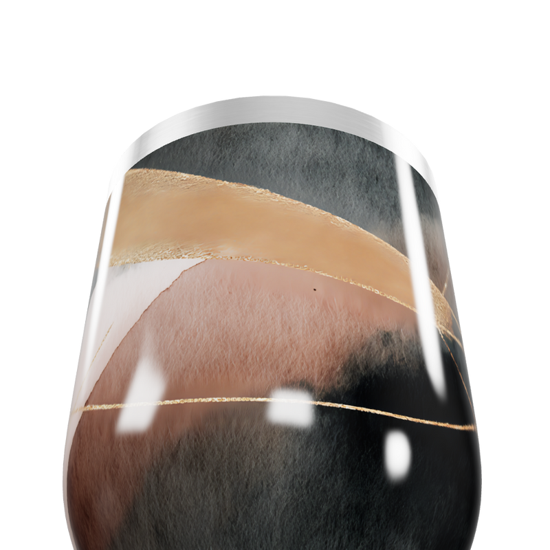 Copo Térmico Slim - Estampa Abstrata Colorida