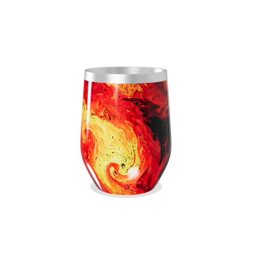 Copo Térmico Slim - Design Abstrato Colorido