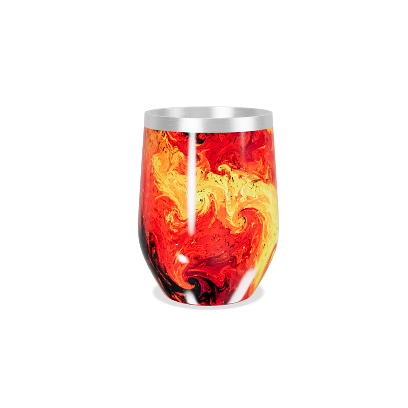 Copo Térmico Slim - Design Abstrato Colorido