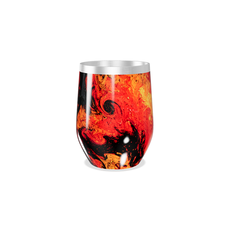 Copo Térmico Slim - Design Abstrato Colorido