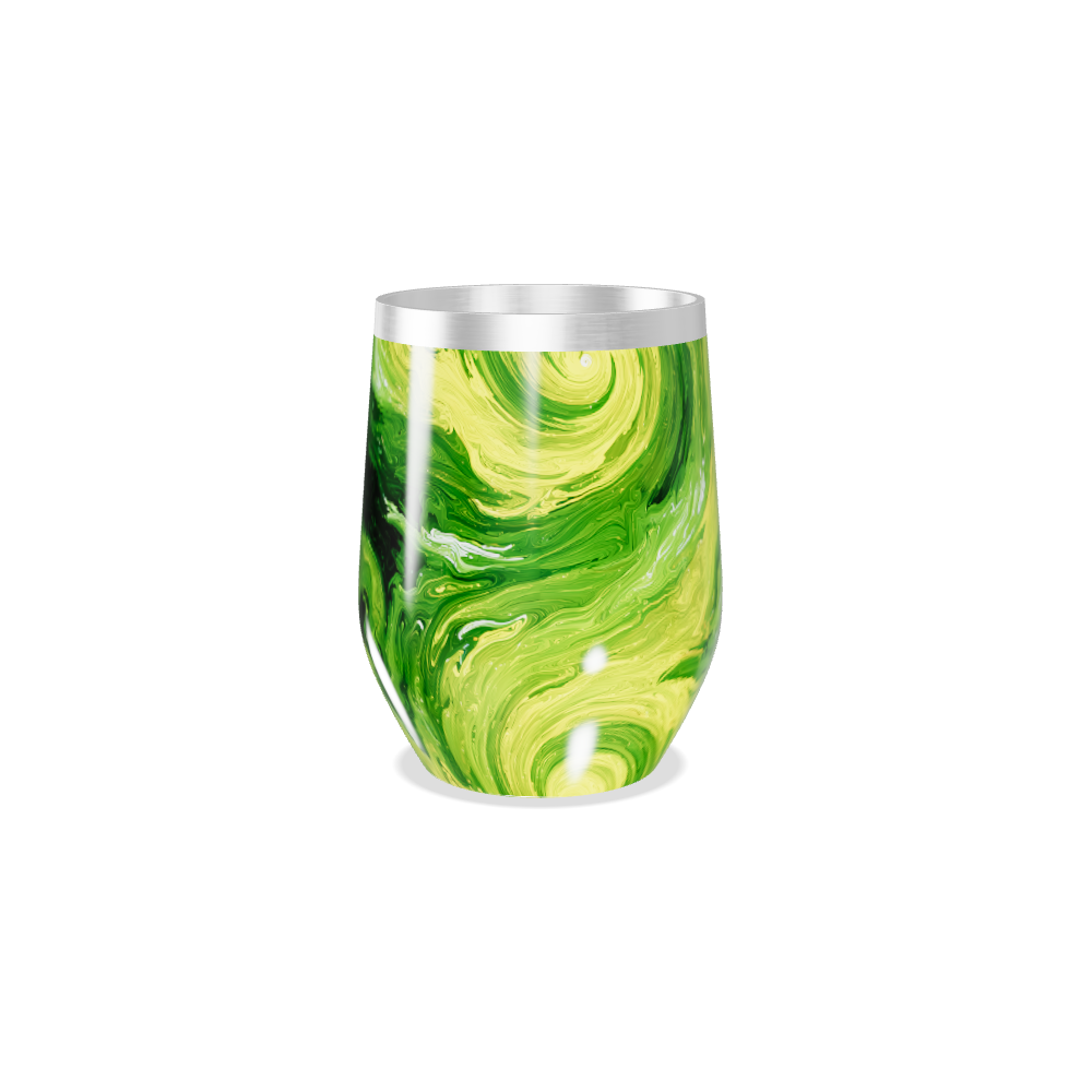 Copo Térmico Slim - Verde Marmorizado