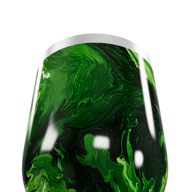 Copo Térmico Slim - Verde Marmorizado