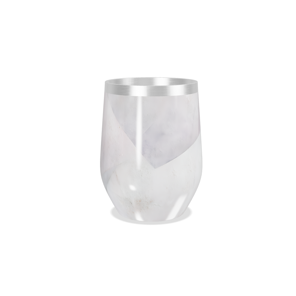 Copo Térmico Slim - Mármore Branco Aço Inox