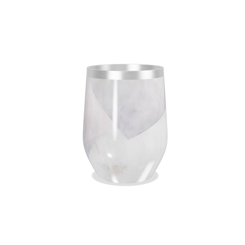 Copo Térmico Slim - Mármore Branco Aço Inox