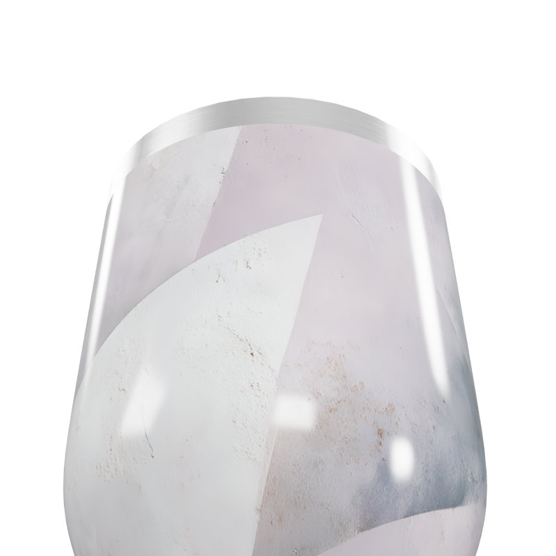 Copo Térmico Slim - Mármore Branco Aço Inox