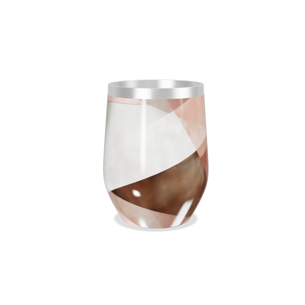 Copo Térmico Slim - Mármore Bege Inox