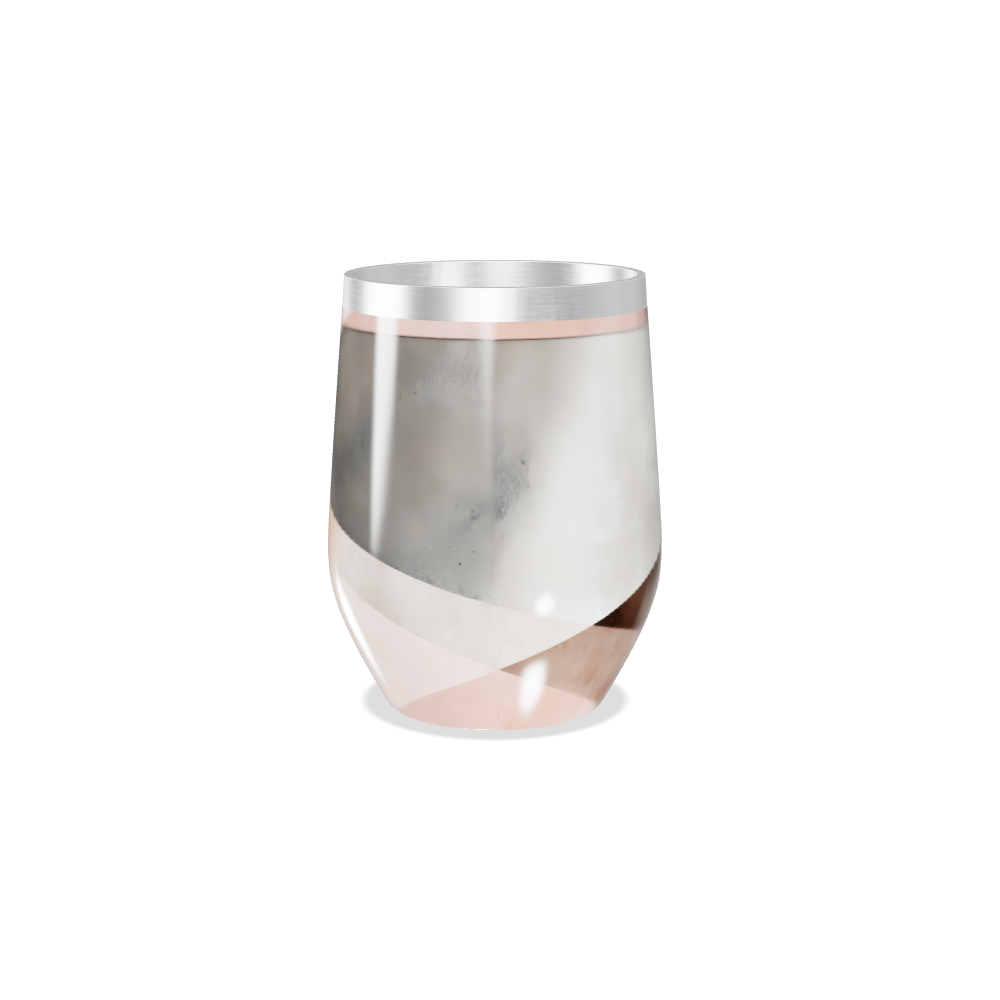 Copo Térmico Slim - Mármore Bege Inox