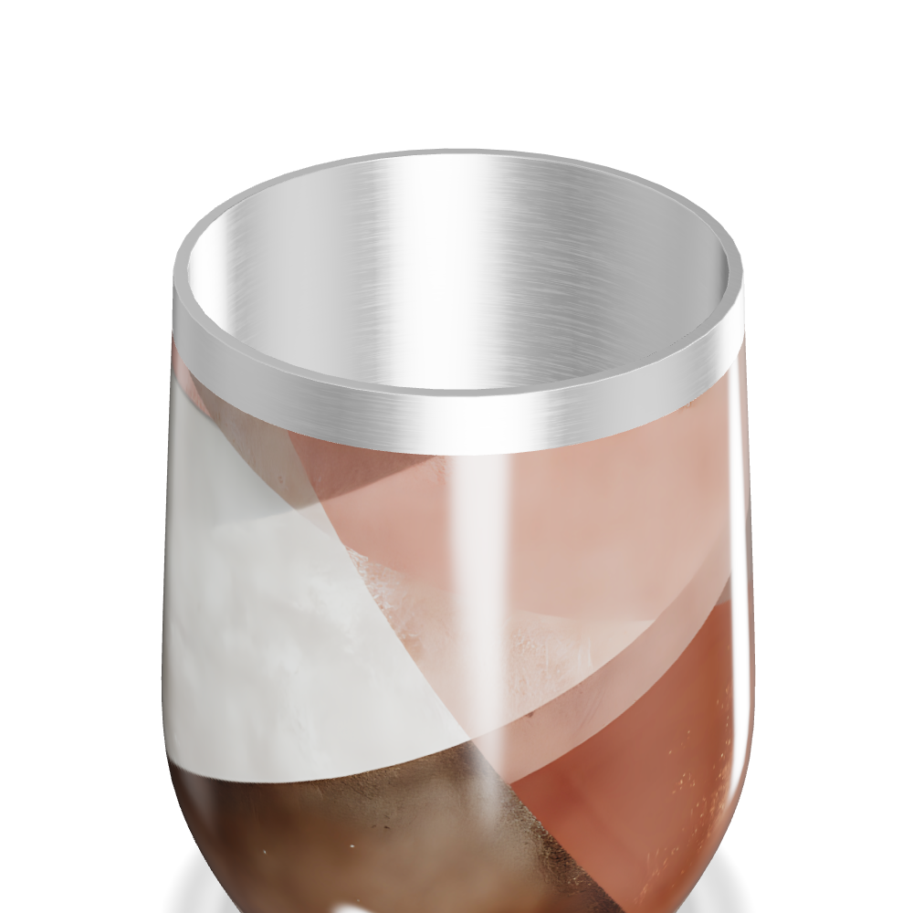 Copo Térmico Slim - Mármore Bege Inox