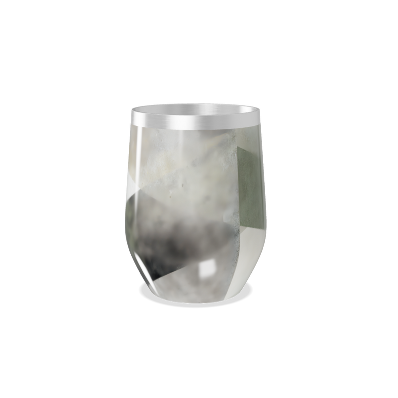 Copo Térmico Slim - Prata Geométrico Inox