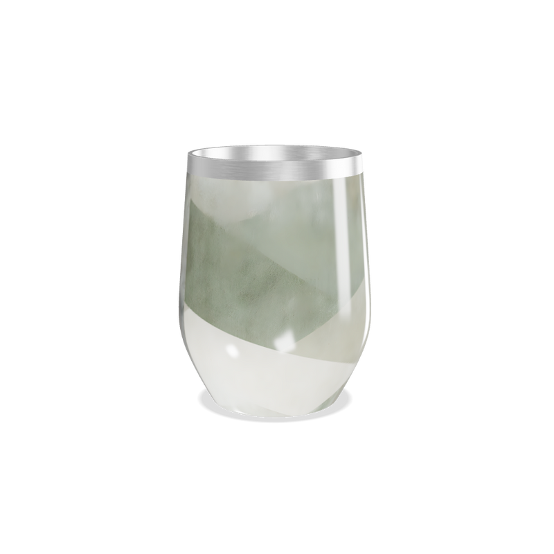 Copo Térmico Slim - Prata Geométrico Inox