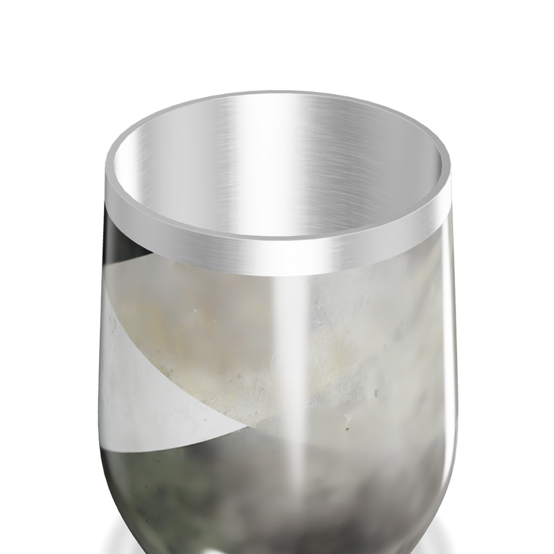 Copo Térmico Slim - Prata Geométrico Inox
