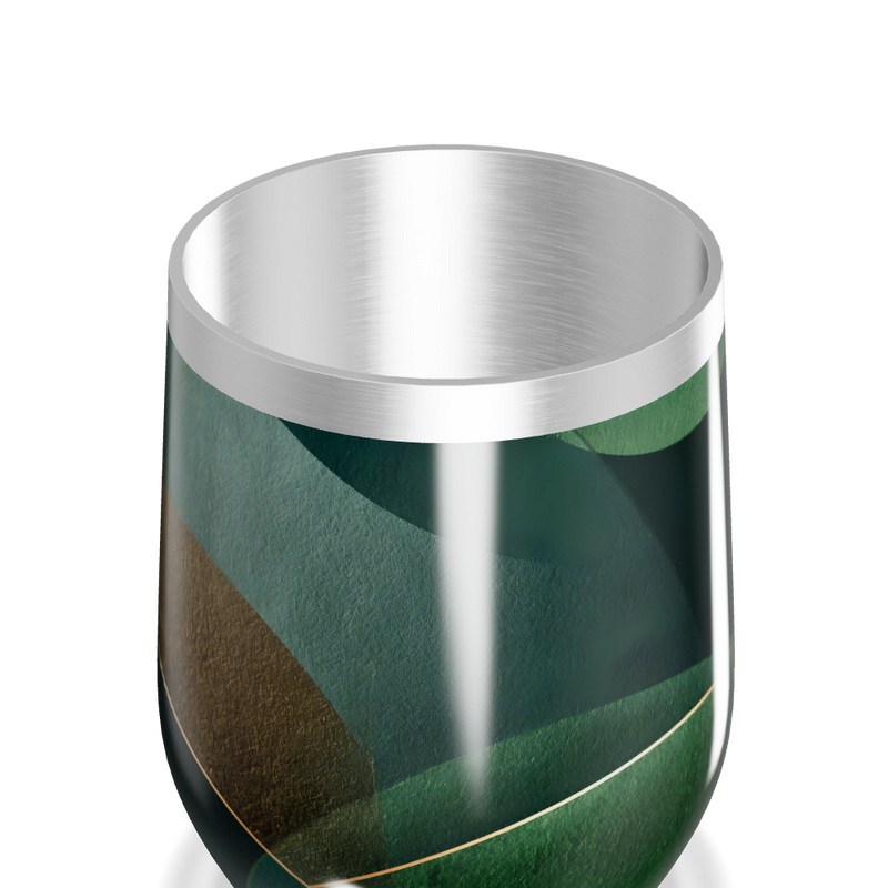 Copo Térmico Slim Verde Inox