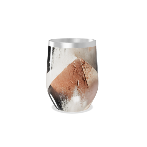 Copo Térmico Slim - Inox com Estampa Geométrica