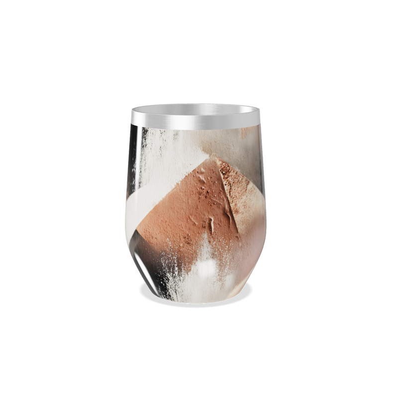 Copo Térmico Slim - Inox com Estampa Geométrica