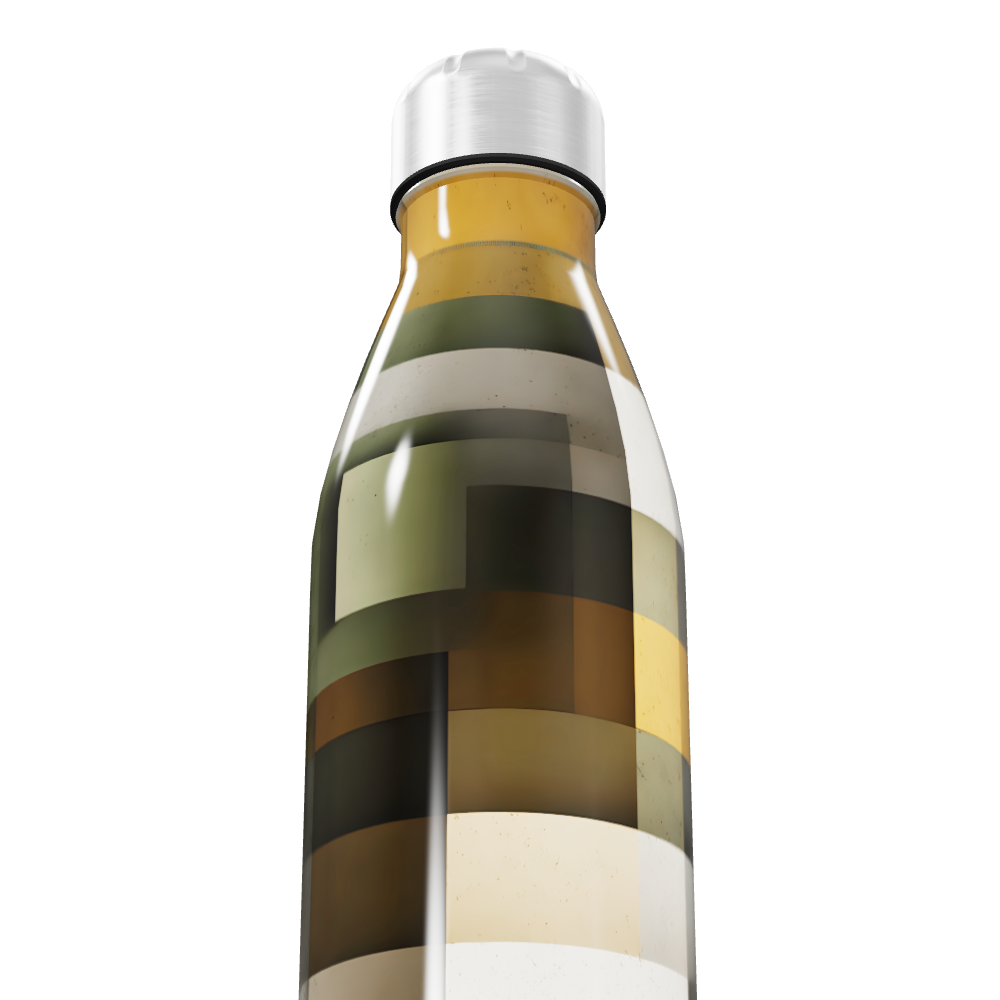 Garrafa Inox Estampada Colorida